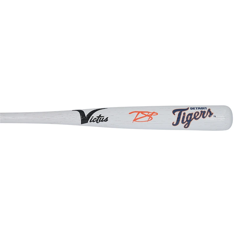Tarik Skubal Detroit Tigers Autographed White Victus Mini Bat