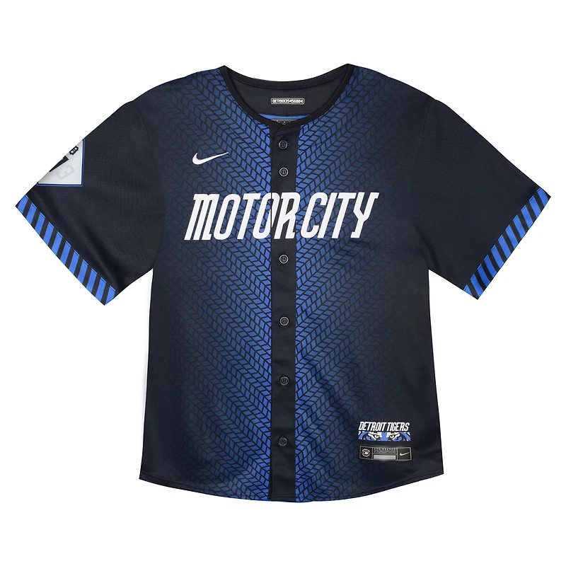 Maillot Nike bleu City Connect Team Limited des Detroit Tigers pour tout-petit