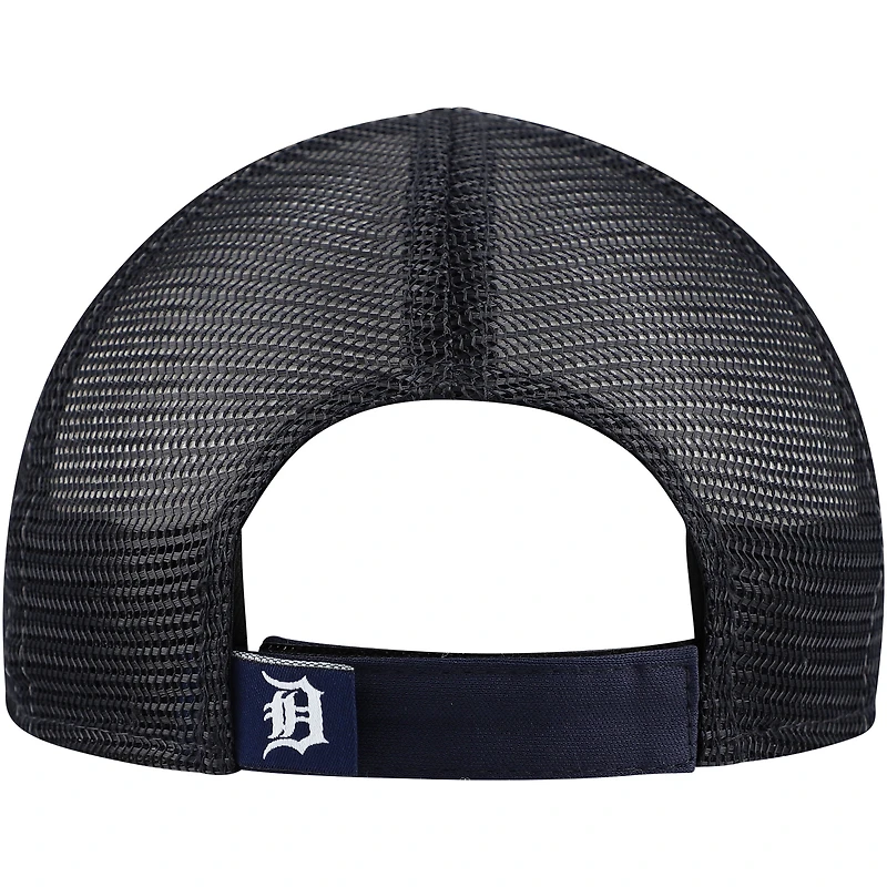 Toddler New Era  White/Navy Detroit Tigers Painted A-Frame 9FORTY Trucker Adjustable Hat