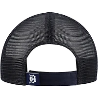Toddler New Era  White/Navy Detroit Tigers Painted A-Frame 9FORTY Trucker Adjustable Hat