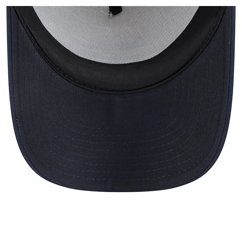 Toddler New Era  White/Navy Detroit Tigers Painted A-Frame 9FORTY Trucker Adjustable Hat