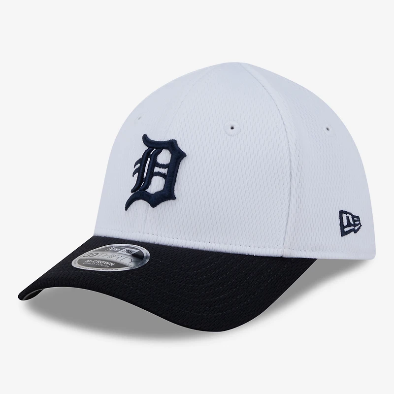 Toddler New Era White Detroit Tigers Baseball 39THIRTY M-Crown Adjustable Hat