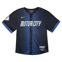 Maillot Nike Javier Baez pour tout-petit, bleu marine, Detroit Tigers 2024 City Connect Limited