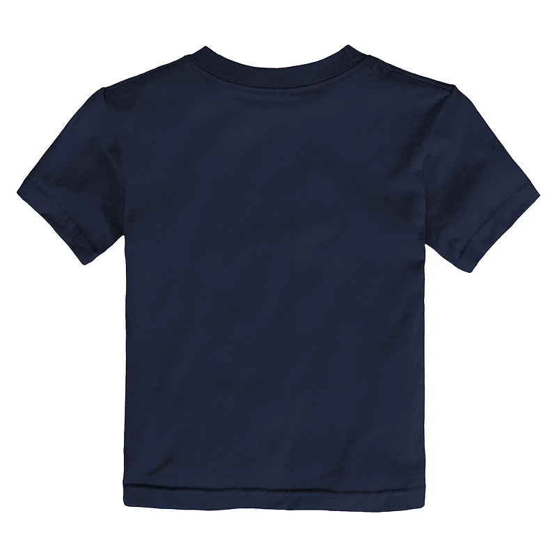 T-shirt Nike bleu marine avec grand logo des Detroit Tigers pour tout-petit