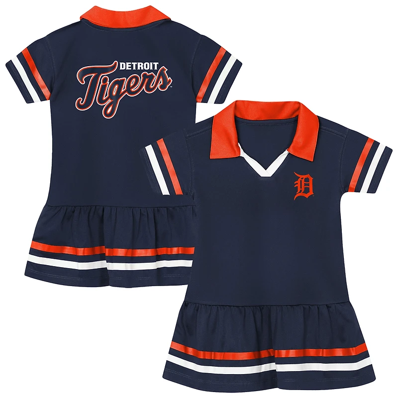 Robe pour tout-petit Outerstuff bleu marine à l'effigie de la star des Tigers Détroit