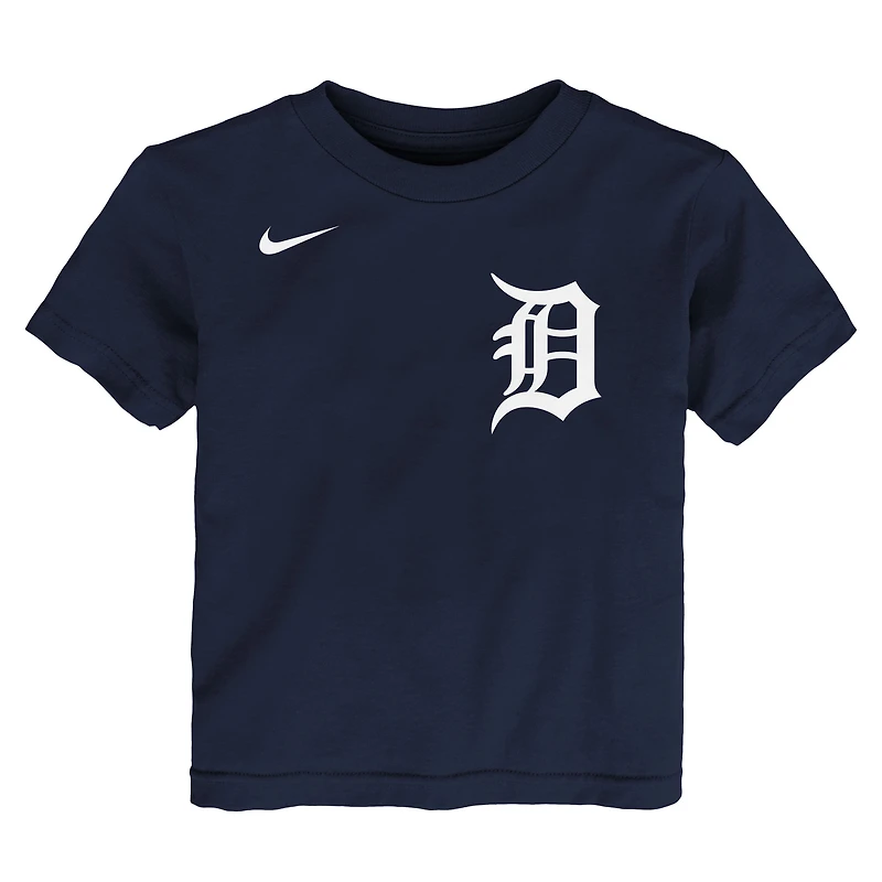T-shirt bleu marine pour tout-petit Tarik Skubal, Detroit Tigers, avec nom et numéro