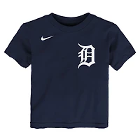 T-shirt bleu marine pour tout-petit Tarik Skubal, Detroit Tigers, avec nom et numéro