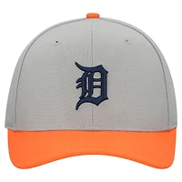 Casquette ajustable unisexe Mitchell & Ness grise Detroit Tigers Basic Pro