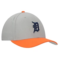 Casquette ajustable unisexe Mitchell & Ness grise Detroit Tigers Basic Pro