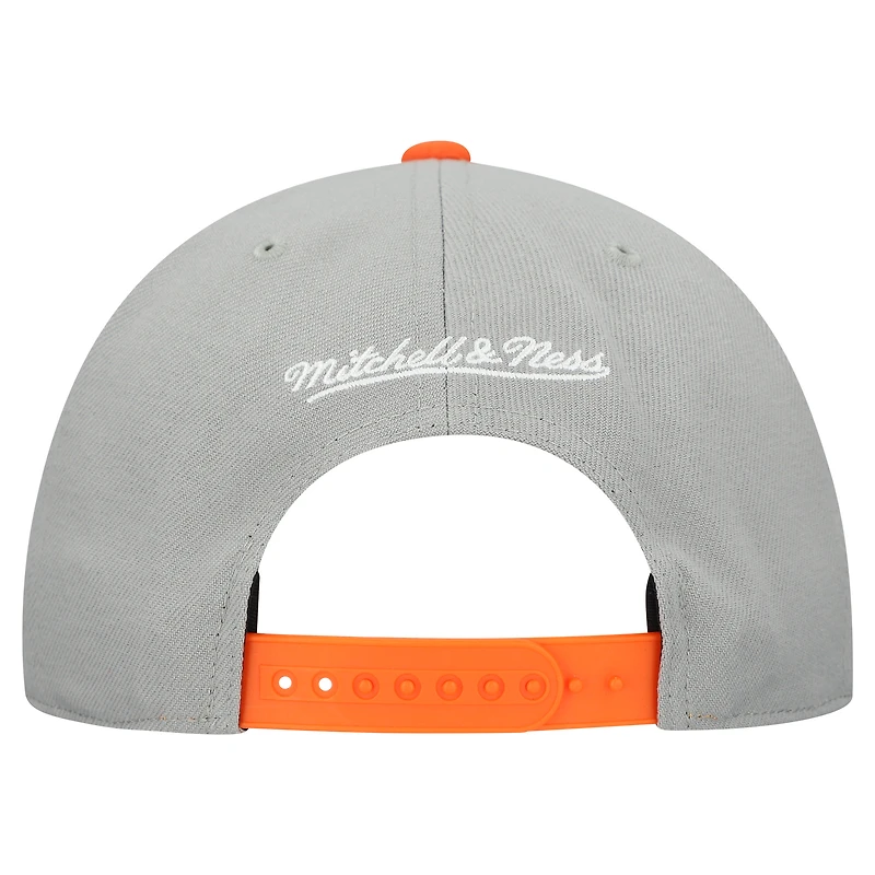 Casquette unisexe Mitchell & Ness grise Detroit Tigers Basic Pro ajustable