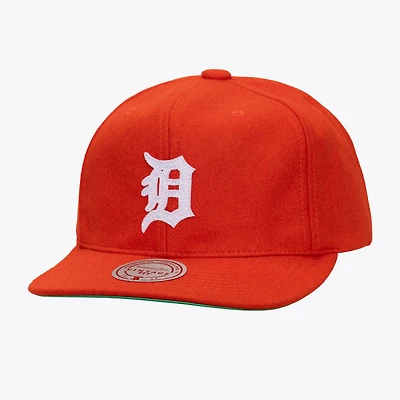 Unisex   Orange Detroit Tigers Vintage Fit Melton Wool Adjustable Hat