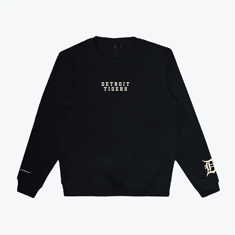 Sweat-shirt unisexe Peace Collective noir Detroit Tigers Spirit à col rond