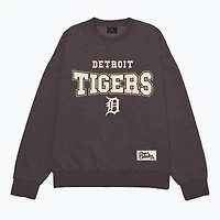Unisex Peace Collective Brown Detroit Tigers Melange Oversized Heavyweight Sweatshirt