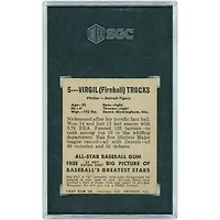 Virgil Trucks Detroit Tigers 1948-49 Leaf Gum Co. #5 SGC Authenticated 4.5 Rookie Card