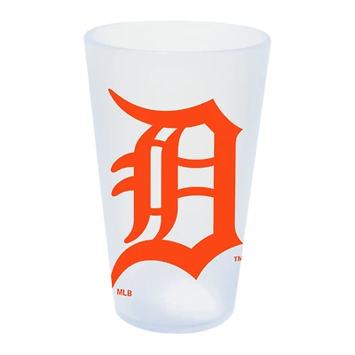 WinCraft Detroit Tigers 16oz. Verre à pinte en silicone Icicle
