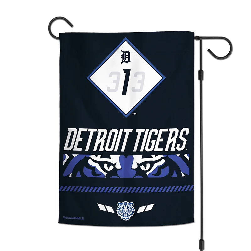 WinCraft Detroit Tigers 2024 City Connect Drapeau de jardin double face 12 po x 18 po