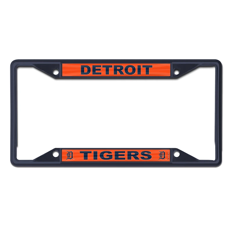 Cadre de plaque d'immatriculation en métal WinCraft Detroit Tigers