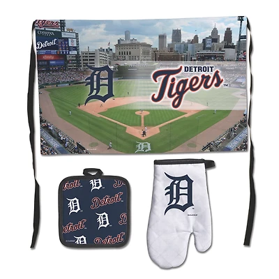 Ensemble de barbecue de luxe WinCraft Detroit Tigers