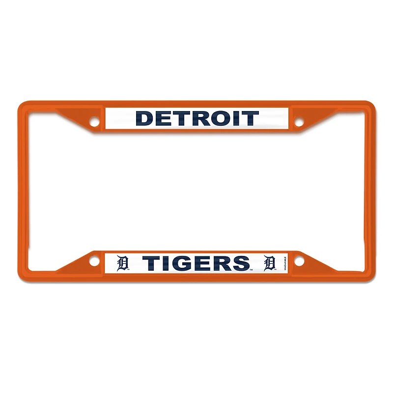 Cadre de plaque d'immatriculation en métal WinCraft Detroit Tigers