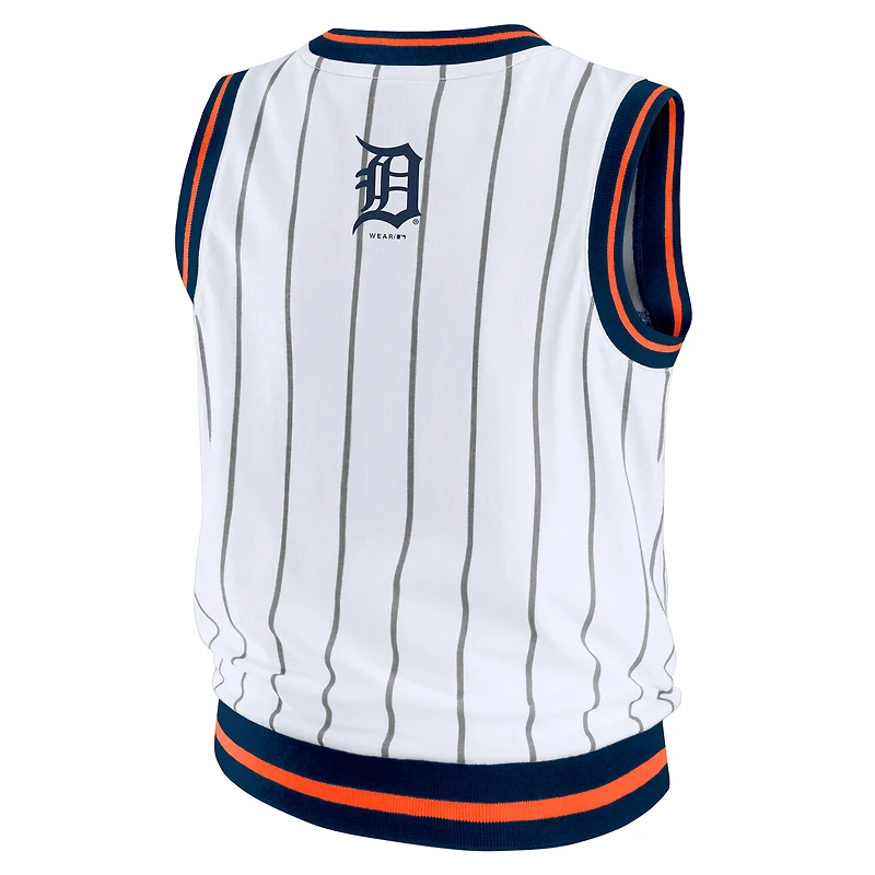 Débardeur sportif blanc des Detroit Tigers pour femmes WEAR by Erin Andrews