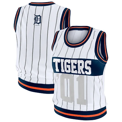 Débardeur sportif blanc des Detroit Tigers pour femmes WEAR by Erin Andrews