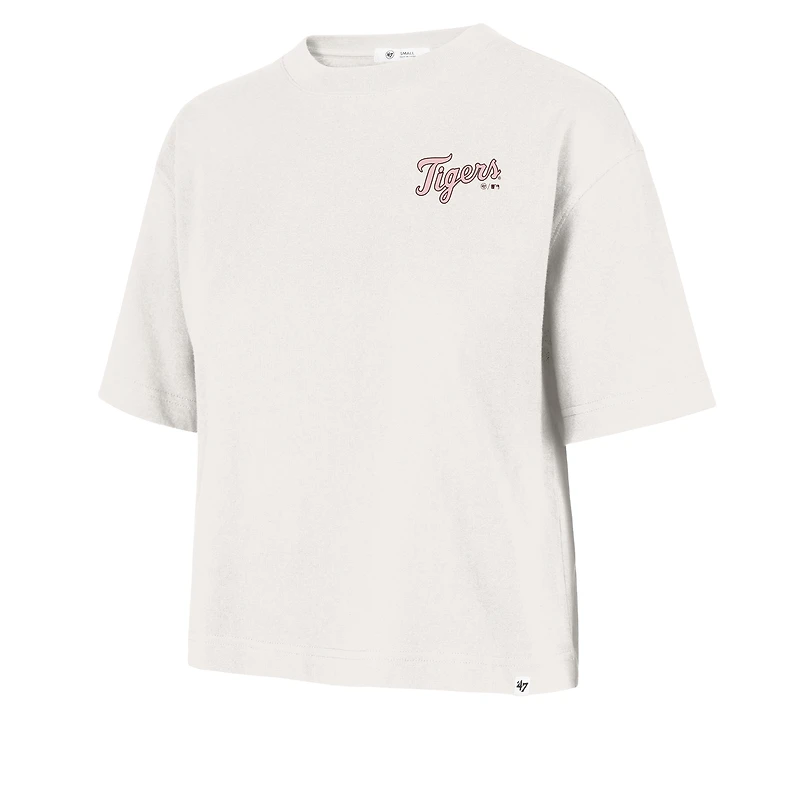 Women's '47 Cream Detroit Tigers Love Letter Reed City T-Shirt