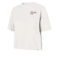 Women's '47 Cream Detroit Tigers Love Letter Reed City T-Shirt