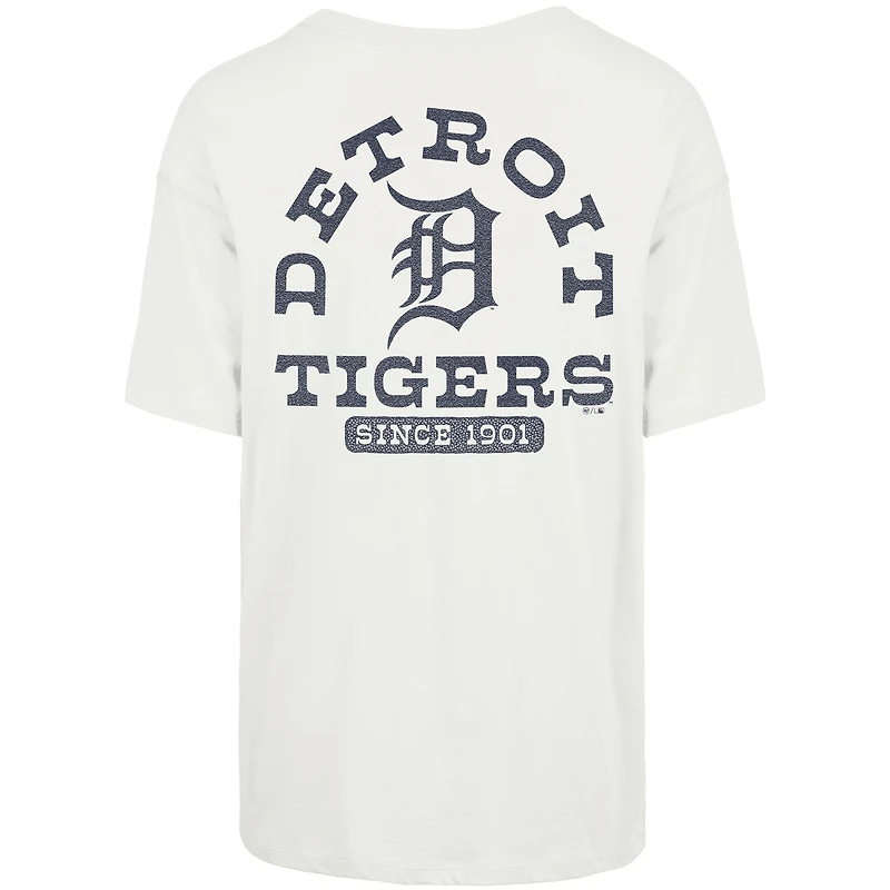 Women's '47 Natural Detroit Tigers Back Canyon Sadie T-Shirt