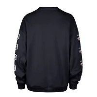 Women's '47  Navy Detroit Tigers Trendy Team Go Big Oversized Sweatshirt