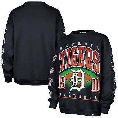 Sweat-shirt oversize Detroit Tigers bleu marine « 47 » pour femme