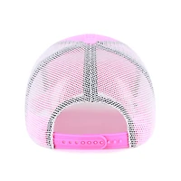 Casquette trucker rose Detroit Tigers « 47 » pour femme, modèle « Clean Up », ajustable