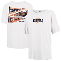 Women's '47  Sand Detroit Tigers Bow & Banner Sadie T-Shirt