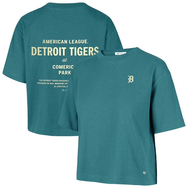 T-shirt femme '47 Teal Detroit Tigers Contemporary Basics Leon City