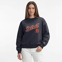 Women's Champion  Athletic Navy Detroit Tigers All-Star Sweatshirt