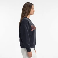 Sweat-shirt Champion Athletic bleu marine pour femmes, modèle All-Star des Tigers de Détroit