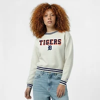 Women's Champion  Cream Detroit Tigers Reverse Weave Sweatshirt
