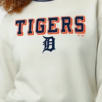 Women's Champion  Cream Detroit Tigers Reverse Weave Sweatshirt