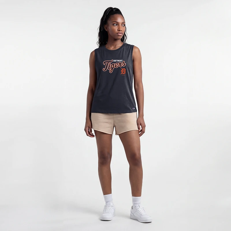 Débardeur de sport Champion pour femmes, bleu marine, Detroit Tigers