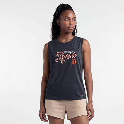Débardeur de sport Champion pour femmes, bleu marine, Detroit Tigers