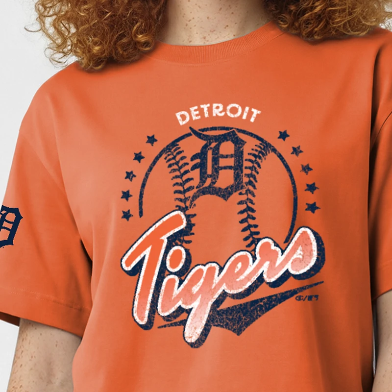Women's Champion Orange Detroit Tigers All-Star T-Shirt