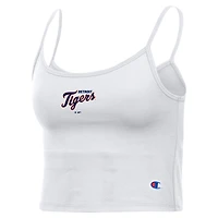 Women's Champion White Detroit Tigers America Scoop Tank Top