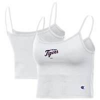 Women's Champion White Detroit Tigers America Scoop Tank Top