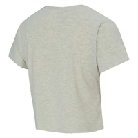 Women's Concepts Sport Cream Detroit Tigers Birch Cropped T-Shirt