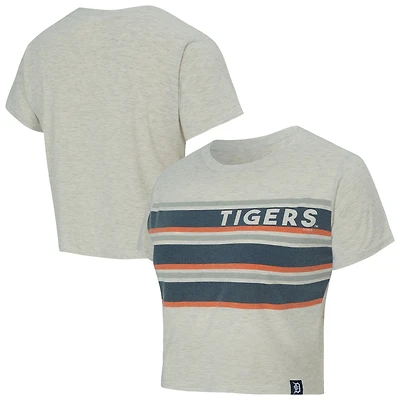 T-shirt court Concepts Sport crème Detroit Tigers Birch pour femme
