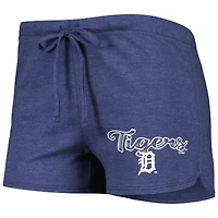 Ensemble de nuit avec débardeur et short à dos nageur Billboard Detroit Tigers Concepts Sport pour femme, bleu marine