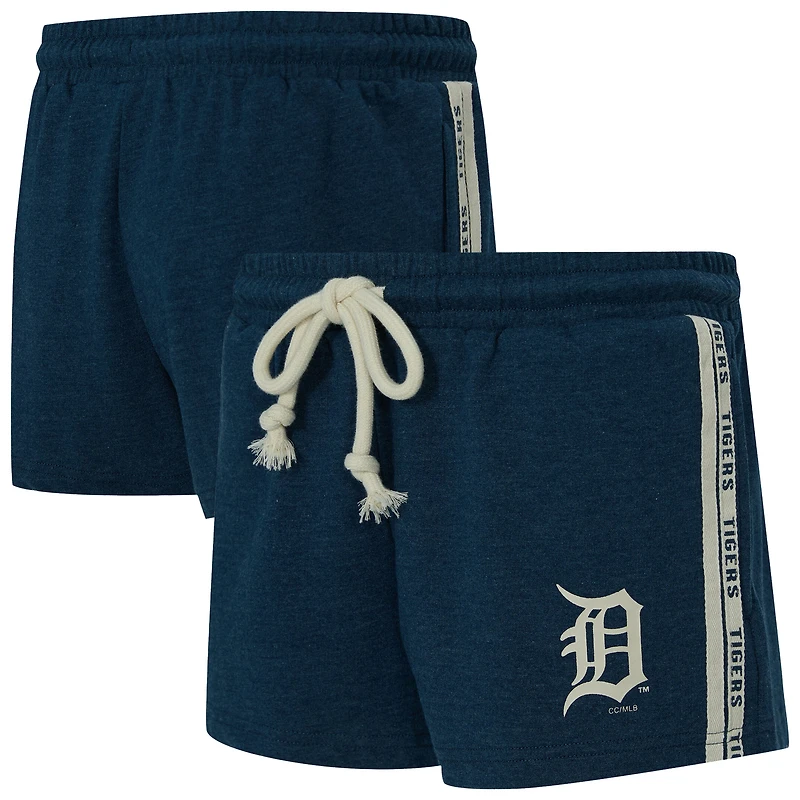Women's Concepts Sport Navy Detroit Tigers Birch French Terry Shorts