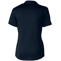 Polo extensible texturé Prospect bleu marine pour femme Cutter & Buck des Detroit Tigers