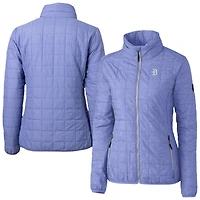 Doudoune isolante entièrement zippée PrimaLoft® Eco Rainier pour femme Cutter & Buck Purple Detroit Tigers