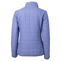 Women's Cutter & Buck  Purple Detroit Tigers Rainier PrimaLoft® Eco Insulated Full-Zip Puffer Jacket
