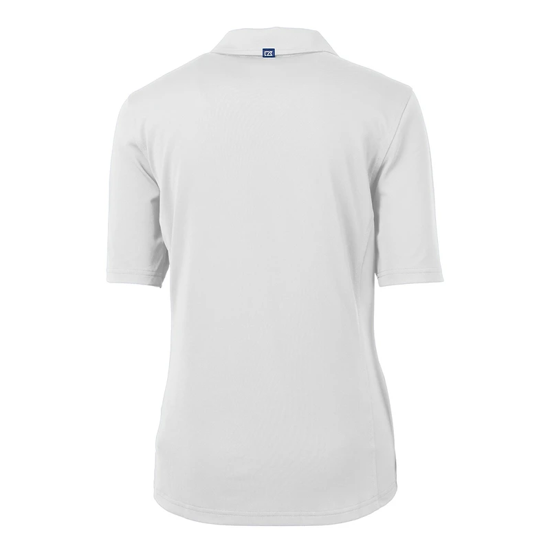 Polo piqué recyclé DryTec Virtue Eco pour femme, blanc, Cutter & Buck, Detroit Tigers